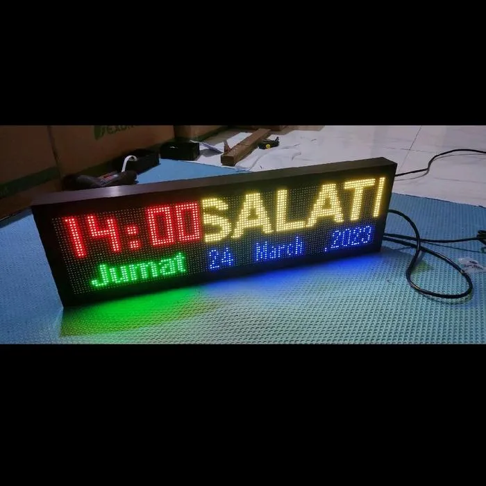 Running Text RGB full color 20x100CM Outdoor / Micro VideoTron